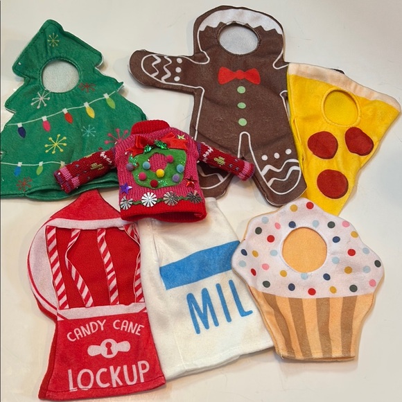 ELF ON THE SHELF ACCESSORIES Festive Holiday Costume Set for ELF ON THE SHELF - Picture 1 of 13